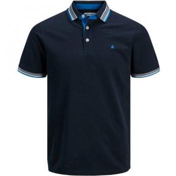 Jack & Jones Poloshirt JJEPAULOS mit Logo-Stickerei
