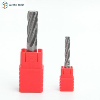 CNC Milling Cutter 6 Flute HRC55 Tungsten Carbide Reamer