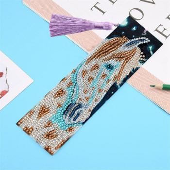 Marque-page DIY en Cuir Artificiel avec Peinture Diamant