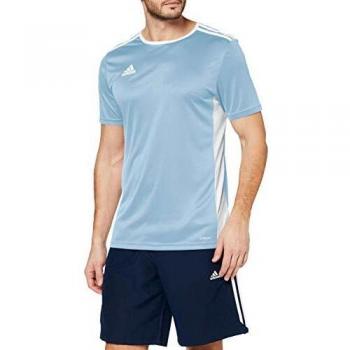 Adidas Men's Entrada 18 Jsy T-Shirt in Lightning Blue/White, EU Size: 3XL (Manufacturer Size 1516)