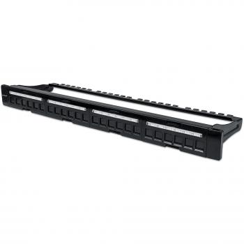 Intellinet 24-Port 1U Blank Patch Panel Black