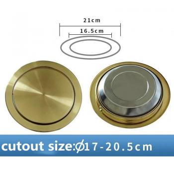 Poubelle encastrée pour bar de cuisine