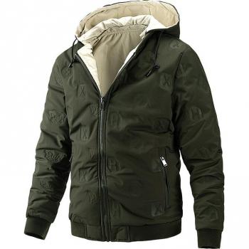 Warme Outdoor Jacke mit Kapuze