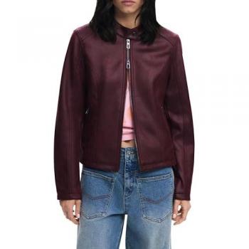 Desigual Giacca Poliestere Rosso XS Donna