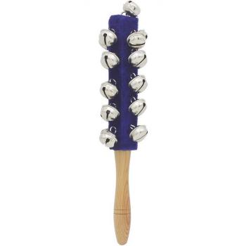 Kids' Handheld Wooden Rattle with Bells