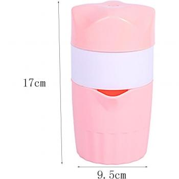 Portable 300 ml Citrus Squeeze Cup – Manual Outdoor Beverage Maker