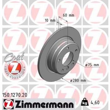 Zimmermann 150.1270.20: Disco de Freio
