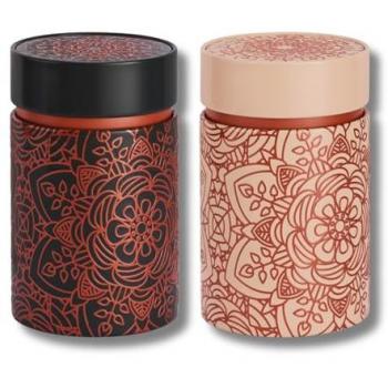 Dosen-Mandala Set – 2 Stück, 150 g, warmfarben Lackierung