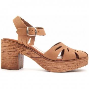 Pura Piel Sandalias Moorea marrón, talla 36, modelo femenino