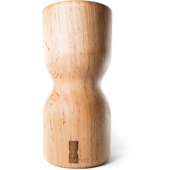 Pilates‑Faszienroll aus Erle – Holz-Massagegerät