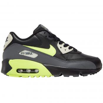 Nike Air Max 90 LTR GS Bambino Fitness 36.5 EU in grigio scuro, volt, nero, bone chiaro