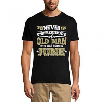 ULTRABASIC T-shirt voor mannen Verjaardagscadeau Oude Man Juni