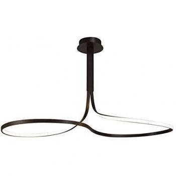 Braunes Oxid LED Deckenlicht XL