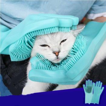 Cat Bathing Brush Mitt