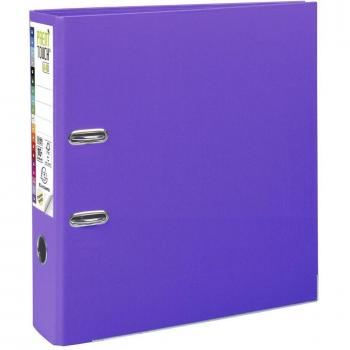 Pacco da 10 Raccoglitori a Leva in Polipropilene Prem'touch 80mm A4 Max Viola