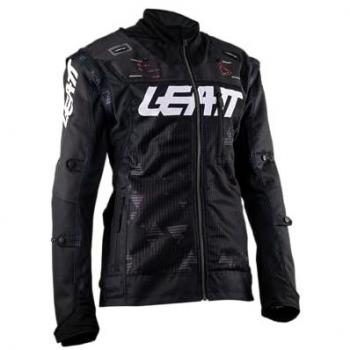 Leatt Giacca Enduro 4.5 X-Flow Nera, leggera e ultra ventilata con maniche rimovibili