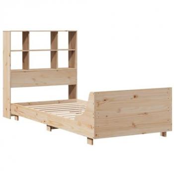 Estructura de Cama sin Colchón 100x200 cm Madera Maciza de Pino