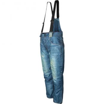 Denim para esquiar con babero desmontable