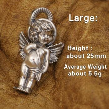 Sterling Silver Cupid Charm