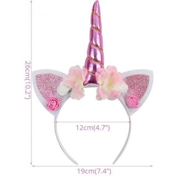 Accessoires de fête Licorne avec cadre photo