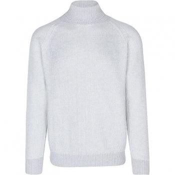 Italian Craftsmanship Gray Turtleneck Menswear L