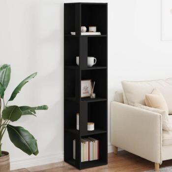 Cabinetto Quadrato Nero 33x33x164,5 cm