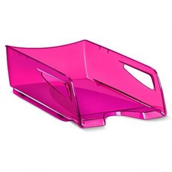 Spazio Letture Vassoio Grande Fucsia Clear