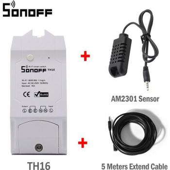 Sonoff TH10/TH16 Smart Temperature and Humidity WiFi Switch