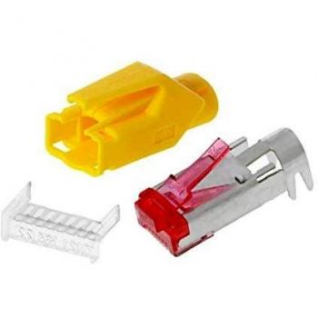 TM21 Cat‑6 Stecker, Gelb – Verpackungseinheit 10