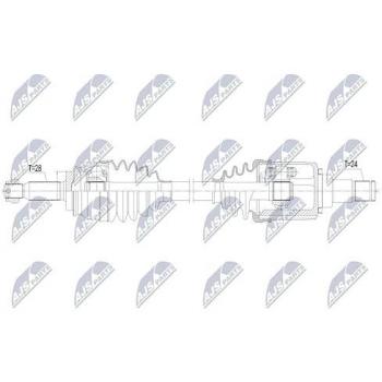 Drive Shaft Model NTY NPW-CT-125 – Industrial Strength Connection
