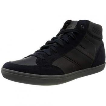Geox U Box E, Zapatillas Deportivas Altas Hombre, Azul
