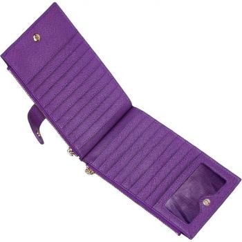 Crosshatch RFID Blocking Women's Wallet