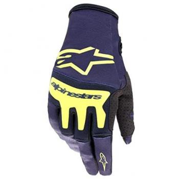Guantes ALPINESTARS Techstar navy / amarillo flúor