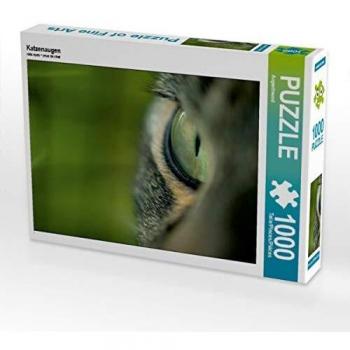 Katzenaugen Bildpuzzle von Gerd Matschek – 1 000 Teile, 64 × 48 cm