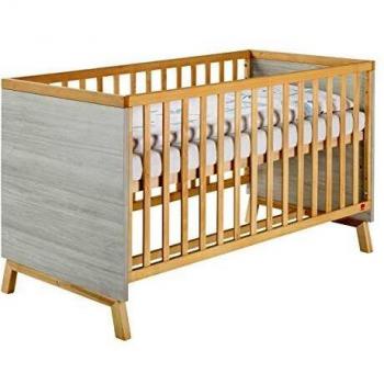 Lit bébé gris Schardt 70x140 cm