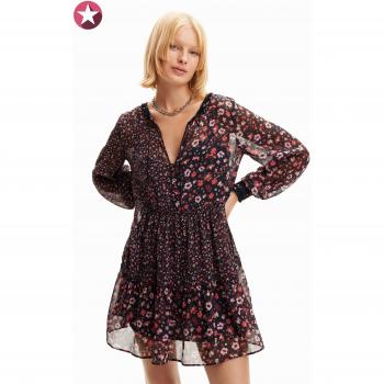 Desigual Black Elegance Dress