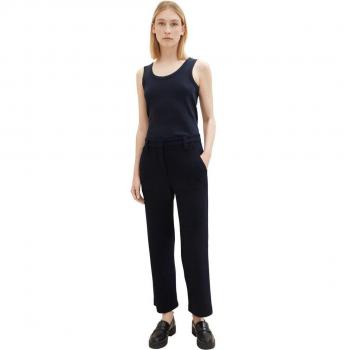 Pantaloni Tom Tailor Donna 1038096 Blu Sky Captain Gamba Dritta