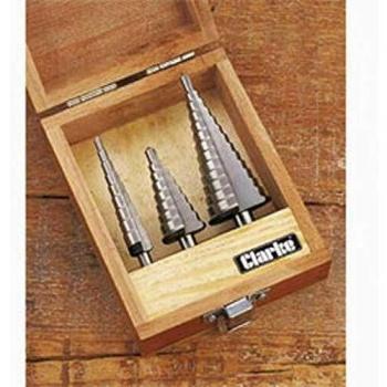 Clarke HSS Stepped Drill Trio
