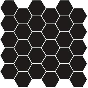 VidaXL Black Hexagon Tiles, 30x30 cm Polyurethane PET – Pack of 20