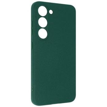 Coque en Silicone Souple avec Motif à Pois Verts pour Samsung Galaxy S23
