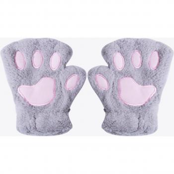 Mitaine chaude patte de chat pour femmes