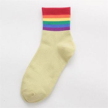 Meias Femme Streetwear Coloré