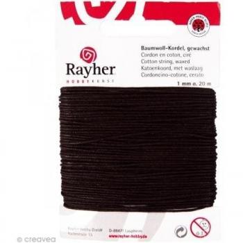Fil de coton ciré 1 mm x 20 m