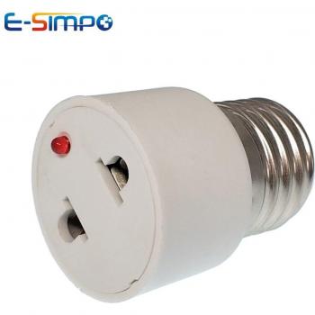 E27 Bulb Holder to US/EU Plug Converter