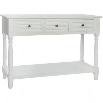 Consola Madera DKD 120x40x80 Blanca