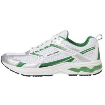 Jack&Jones Herren Sneakers Tokyo Mesh Weiß/Grün 46