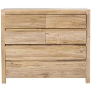 BERAH Getah Teakmöbel – Kommode 120 cm