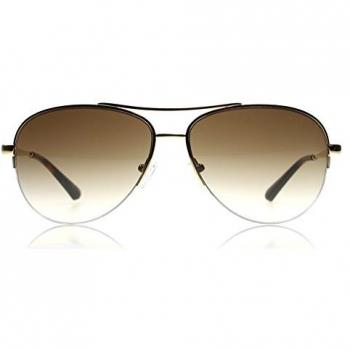 Guess Unisex Gold Brown Gradient Sunglasses
