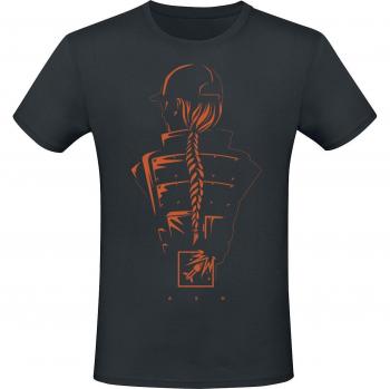 Six Siege Ash T-Shirt – Schwarze Edition – Für Männer – Größe L