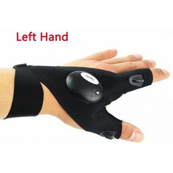Guantes de Ciclismo Impermeables con Luz Nocturna